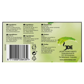 kruidenthee munt achter