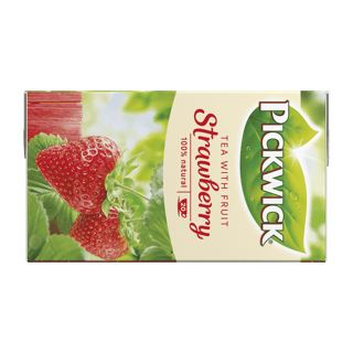 fruitthee aardbei achter