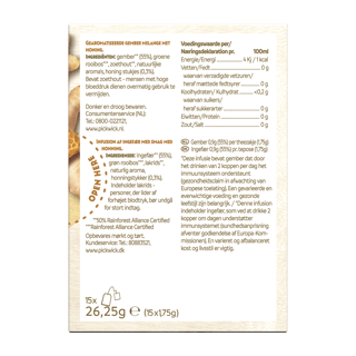 ginger goodness honey achter