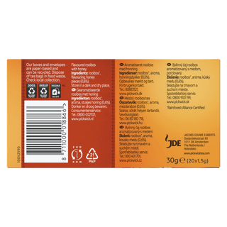 rooibos honey achter