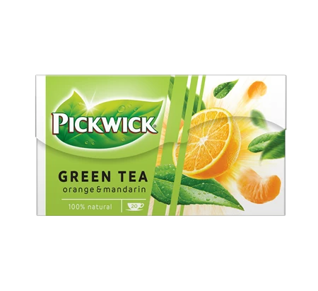 Pickwick green orange mandarin visual