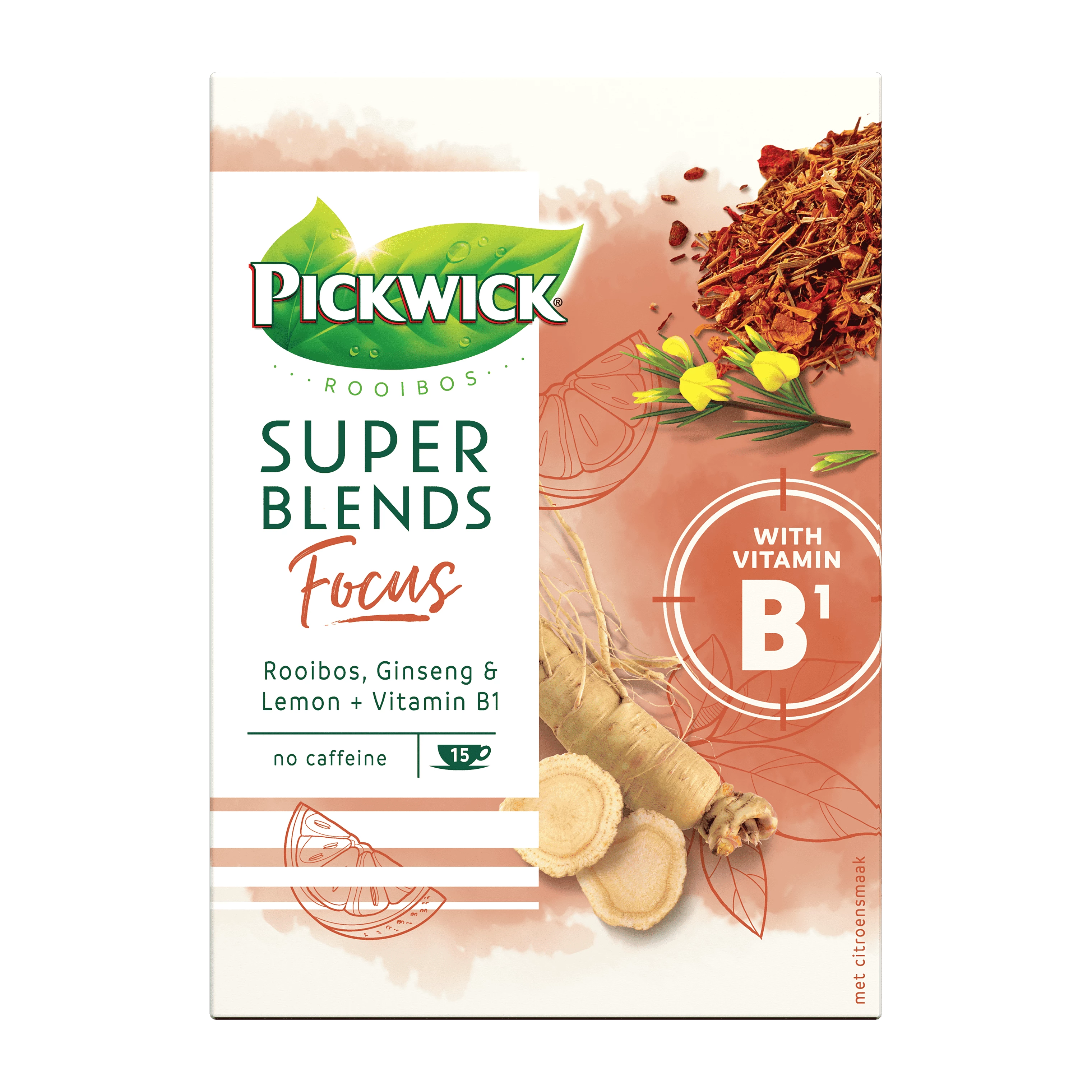 Verpakking van Herbal Super Blends Focus.