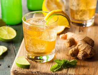 pickwick recept mocktail ginger lemon